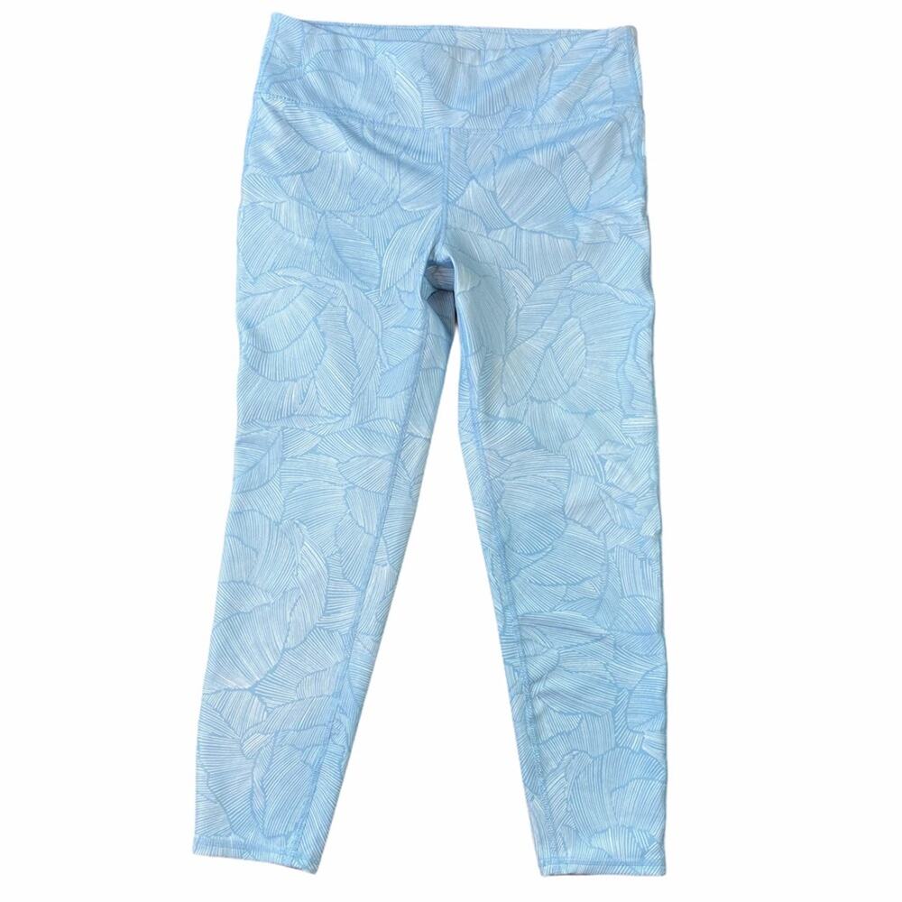 Gap Fit Cropped High Rise Athletic Leggings Sz M